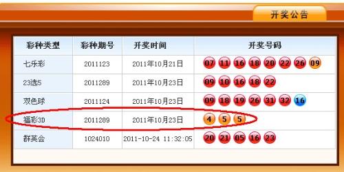 福彩3D今日开奖号码及开机号查询指南